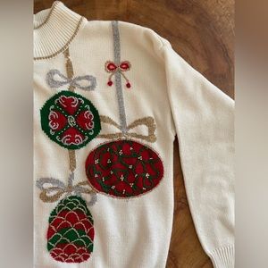 Vintage Christmas Sweater, Size S